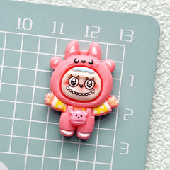 DIY Cartoon Funny Dress-Up Charms Accessories – Customizable Phone Case, Hairpin, Fridge Magnet & Keychain Set
