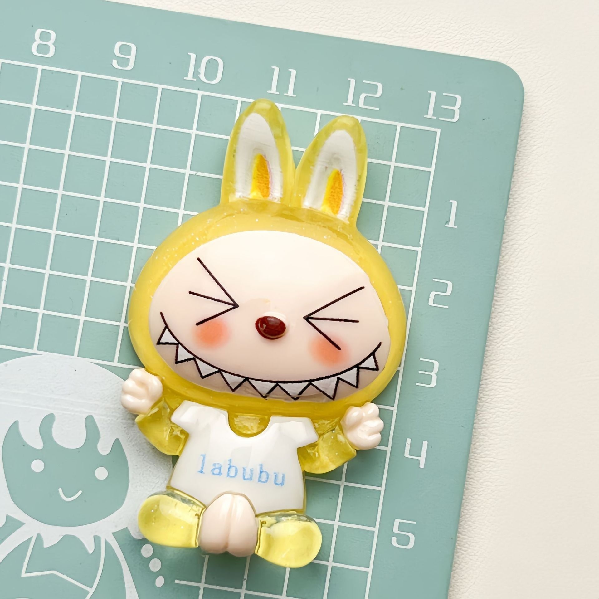 DIY Glow Large Funny Figurine Charms Accessories – Customizable Phone Case, Hairpin, Fridge Magnet & Keychain Set