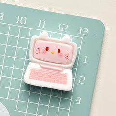 DIY Cute Kitchenware Kitten Charms Accessories – Customizable Phone Case, Hairpin, Fridge Magnet & Keychain Set