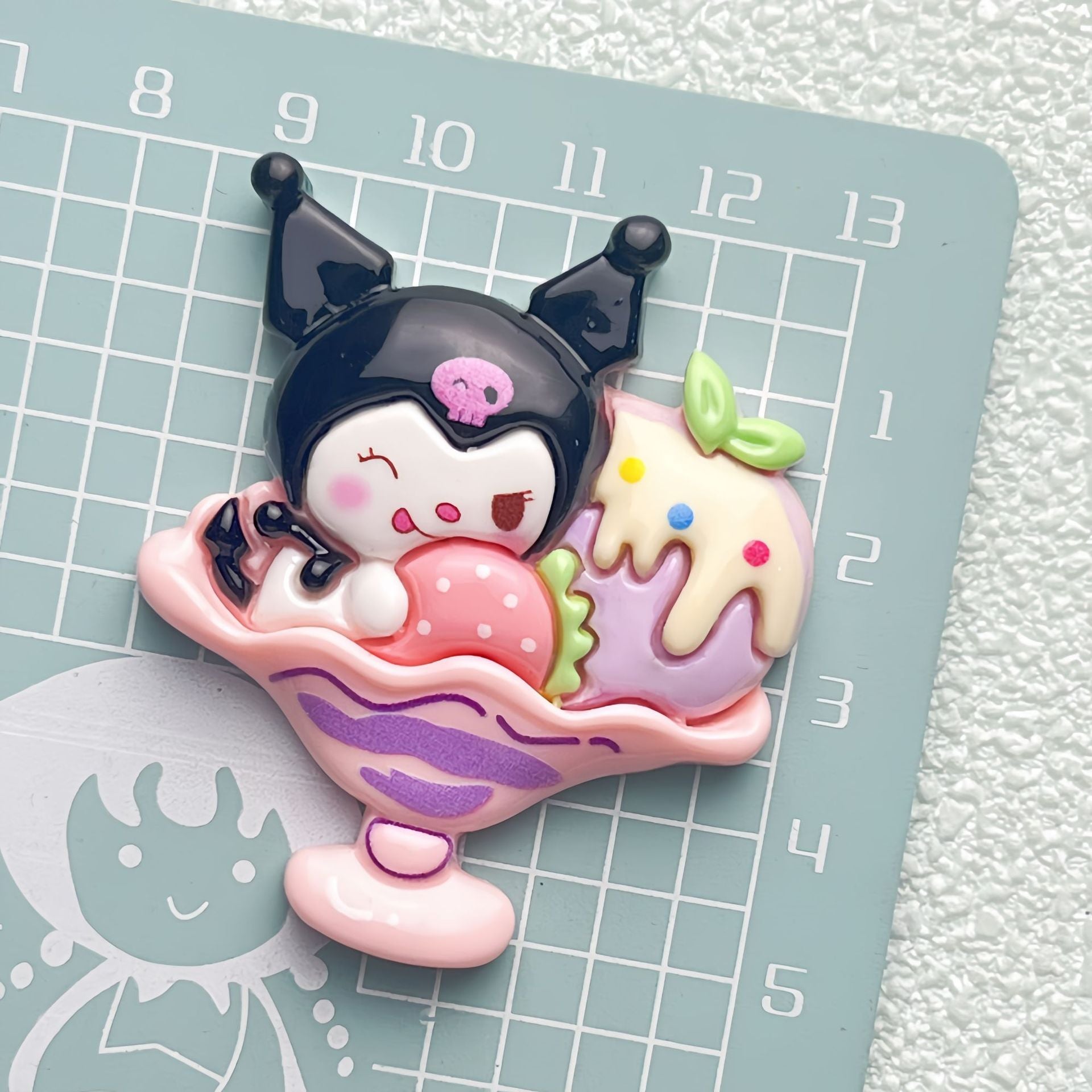 DIY Large cone Sanrio Charms Accessories – Customizable Phone Case, Hairpin, Fridge Magnet & Keychain Set