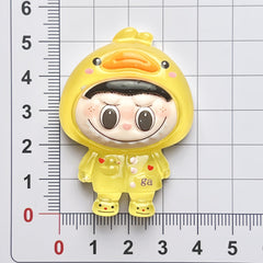 DIY Changing Costume Doll Charms Accessories – Customizable Phone Case, Hairpin, Fridge Magnet & Keychain Set