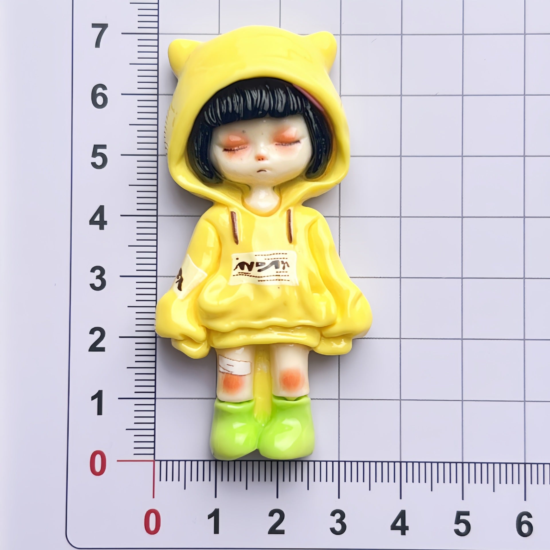 DIY Hoodie Dora Charms Accessories – Customizable Phone Case, Hairpin, Fridge Magnet & Keychain Set