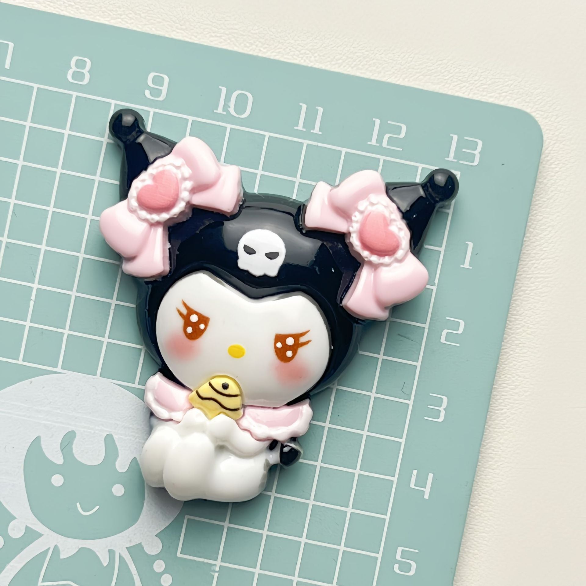 DIY Cute Cartoon Charms Accessories – Customizable Phone Case, Hairpin, Fridge Magnet & Keychain Set