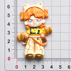 DIY  Cosplay Girls And Boys Charms Accessories – Customizable Phone Case, Hairpin, Fridge Magnet & Keychain Set