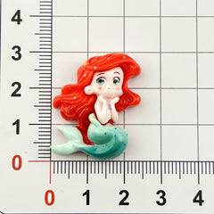 DIY Princess Mermaid Charms Accessories – Customizable Phone Case, Hairpin, Fridge Magnet & Keychain Set