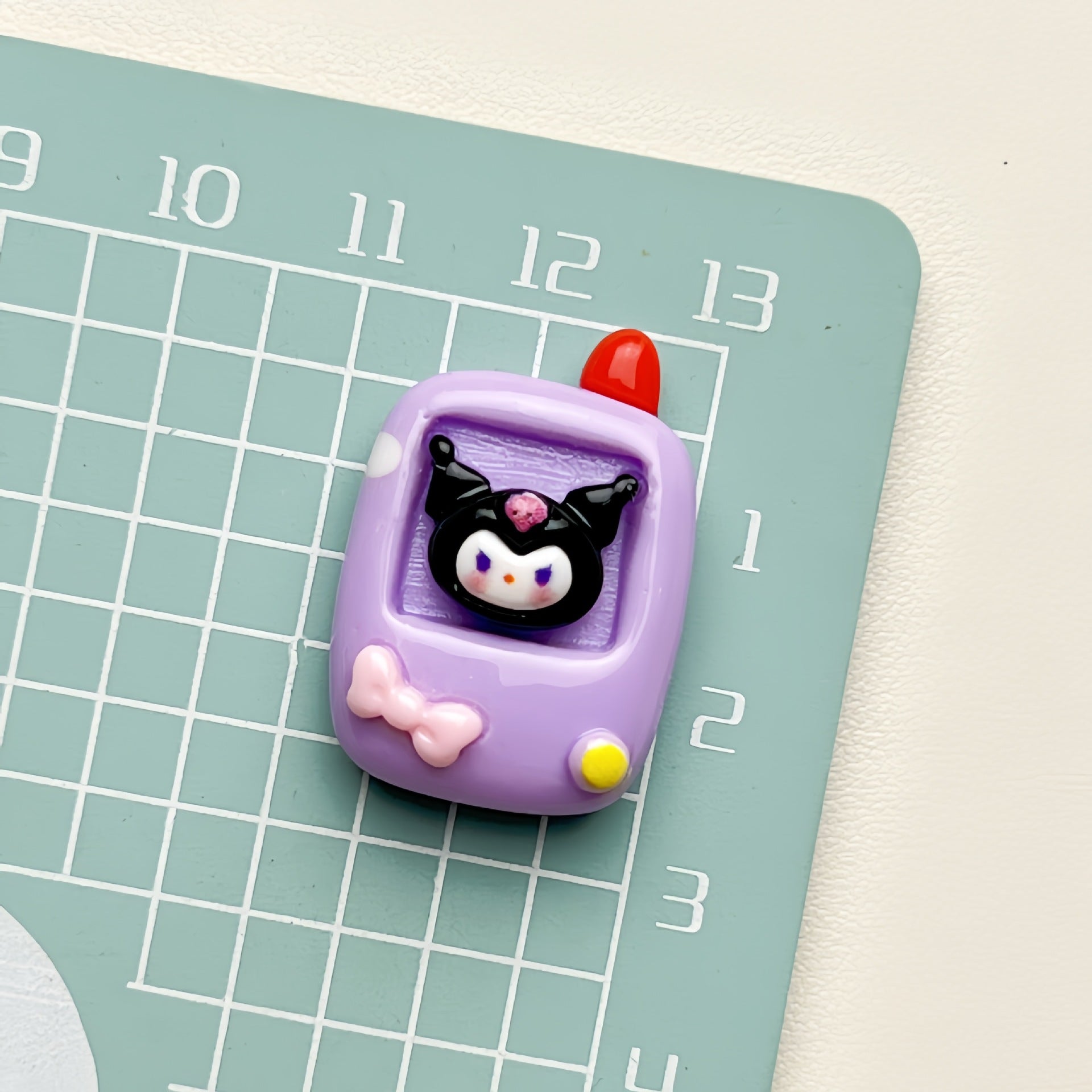 DIY Sanrio Mobile Phone Charms Accessories – Customizable Phone Case, Hairpin, Fridge Magnet & Keychain Set