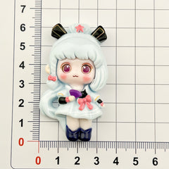 DIY Chubby Girl  Charms Accessories – Customizable Phone Case, Hairpin, Fridge Magnet & Keychain Set