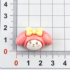 DIY Cartoon Glossy Fruit Little Ou Charms Accessories – Customizable Phone Case, Hairpin, Fridge Magnet & Keychain Set