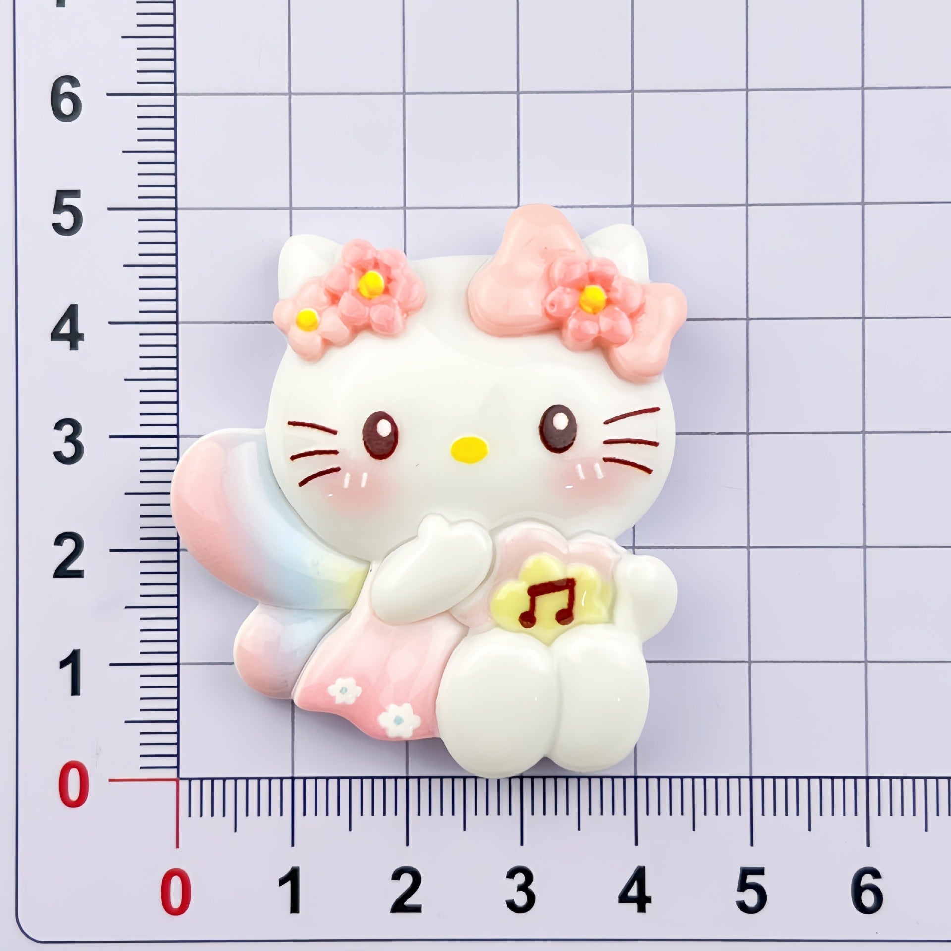 DIY Music Sanrio Charms Accessories – Customizable Phone Case, Hairpin, Fridge Magnet & Keychain Set