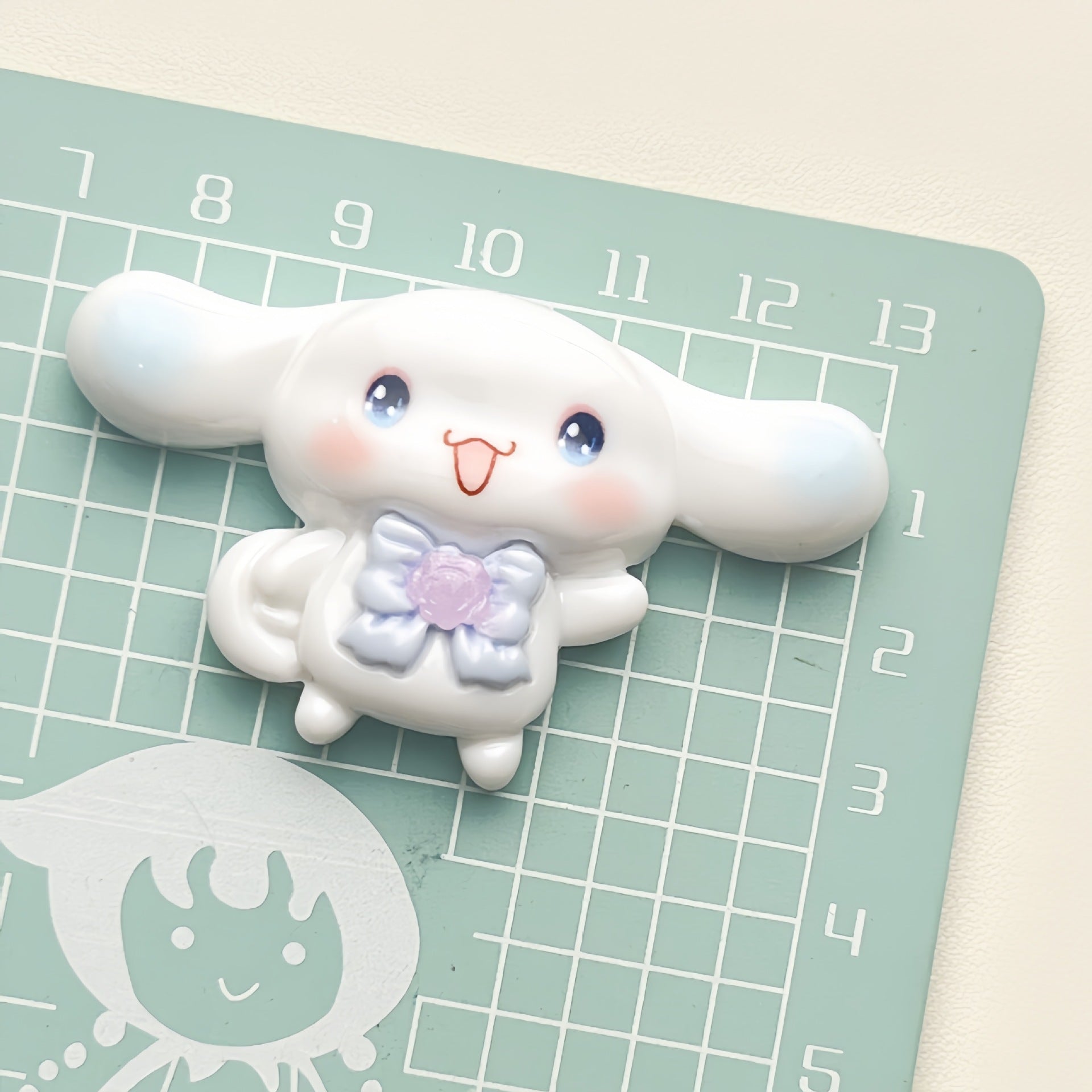 DIY  Bowknot Puppy Charms Accessories – Customizable Phone Case, Hairpin, Fridge Magnet & Keychain Set
