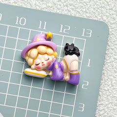 DIY Sleeping Mermaid Charms Accessories – Customizable Phone Case, Hairpin, Fridge Magnet & Keychain Set