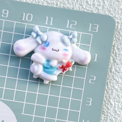 DIY Animal Cartoon Charms Accessories – Customizable Phone Case, Hairpin, Fridge Magnet & Keychain Set