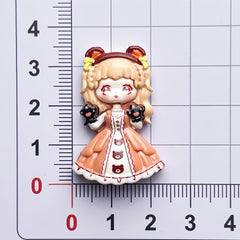 DIY  Dance Princess Charms Accessories – Customizable Phone Case, Hairpin, Fridge Magnet & Keychain Set