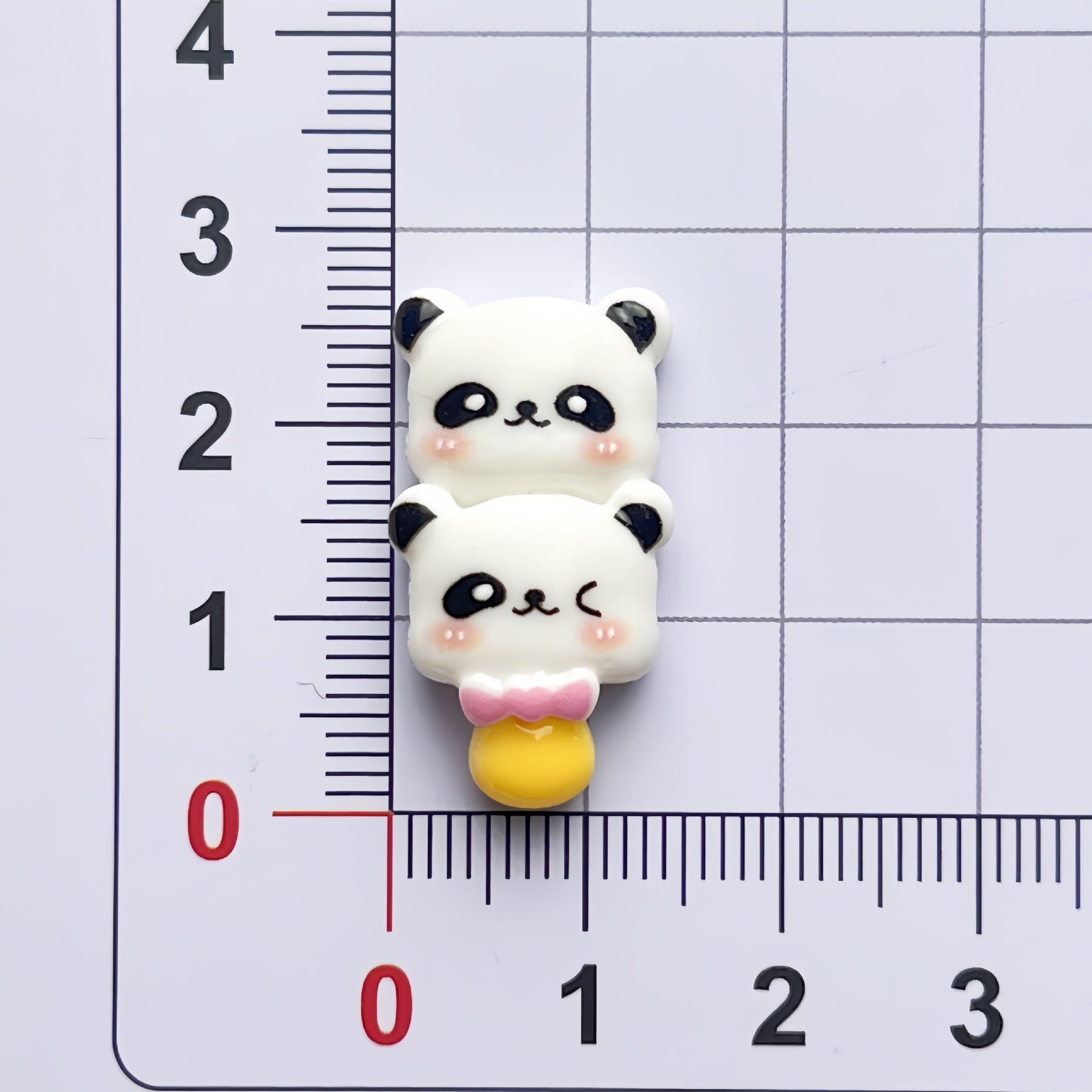 DIY Panda Charms Accessories – Customizable Phone Case, Hairpin, Fridge Magnet & Keychain Set