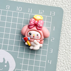 DIY  Little Ou  Charms Accessories – Customizable Phone Case, Hairpin, Fridge Magnet & Keychain Set