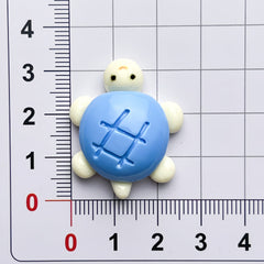 DIY Little Turtle Cartoon Charms Accessories – Customizable Phone Case, Hairpin, Fridge Magnet & Keychain Set