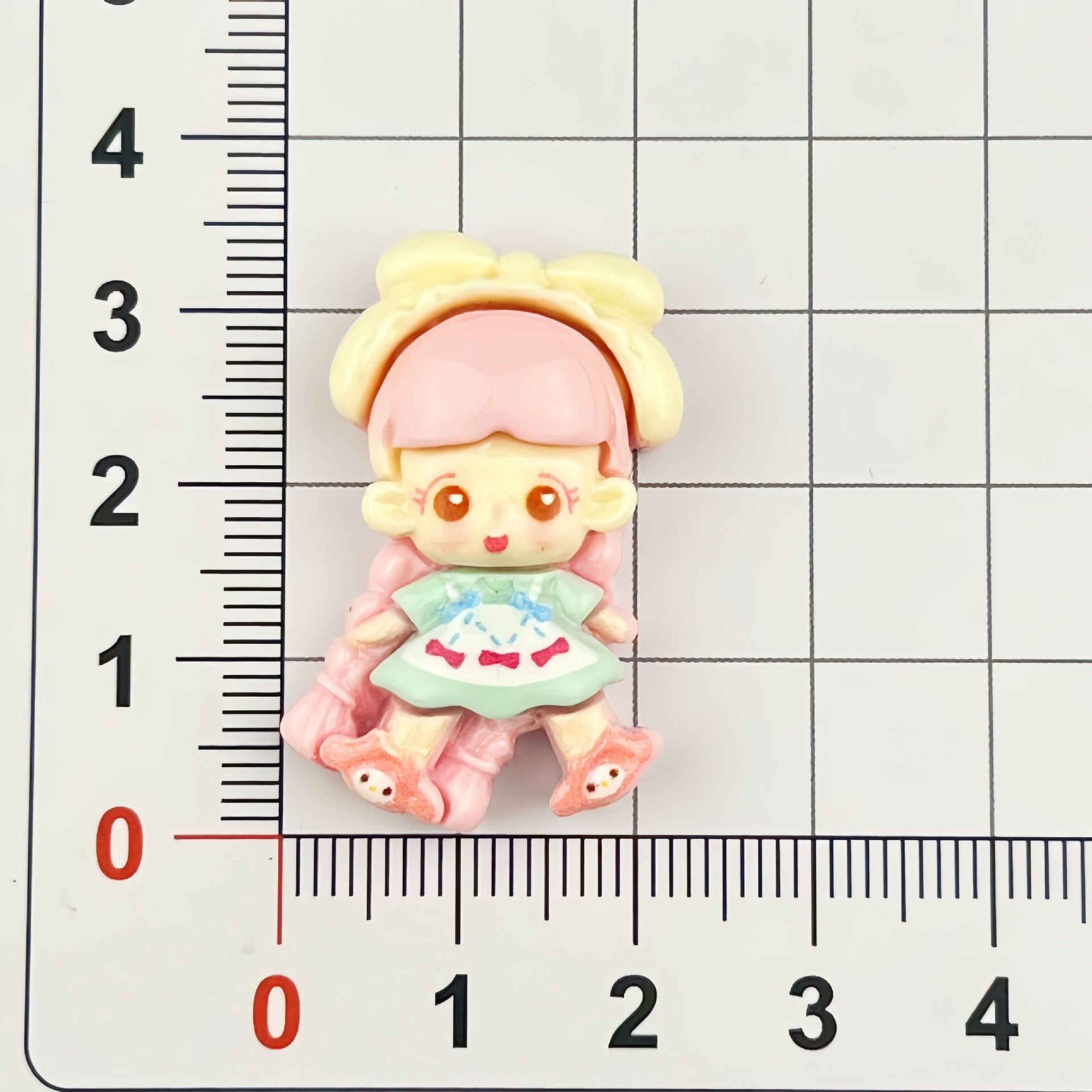 DIY Cartoon Crossdressing Girl Charms Accessories – Customizable Phone Case, Hairpin, Fridge Magnet & Keychain Set