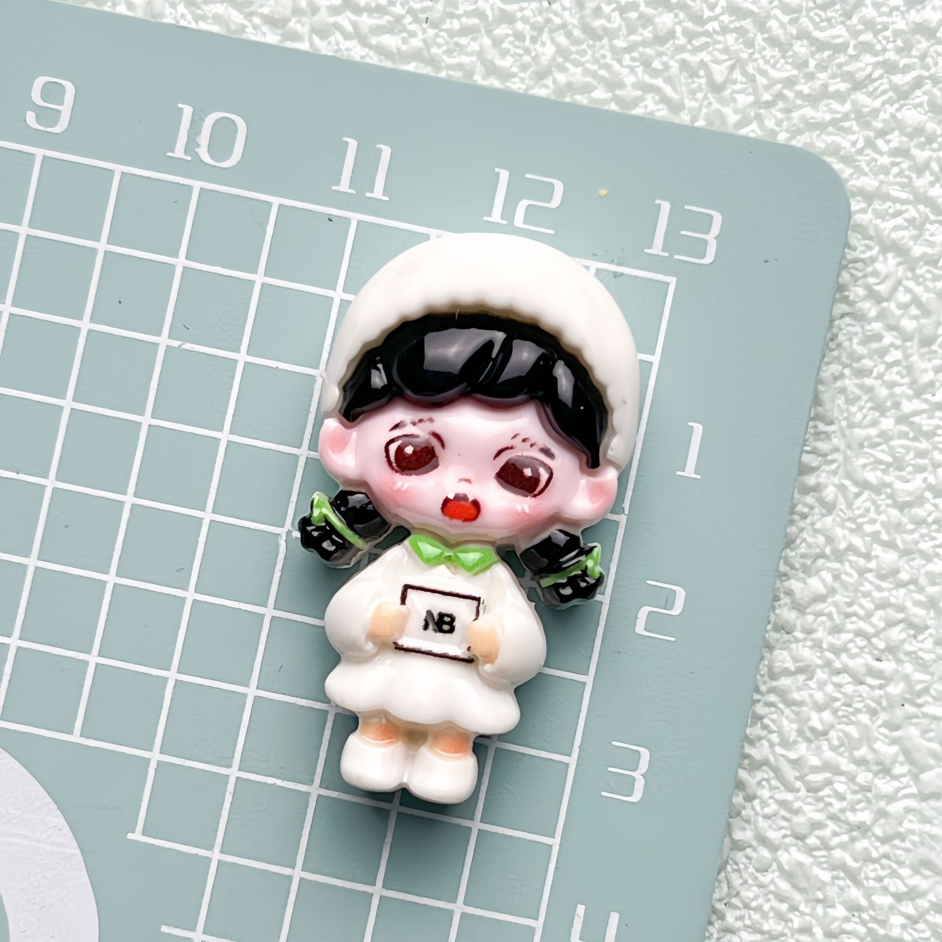 DIY  Girl Riding a Bike Charms Accessories – Customizable Phone Case, Hairpin, Fridge Magnet & Keychain Set