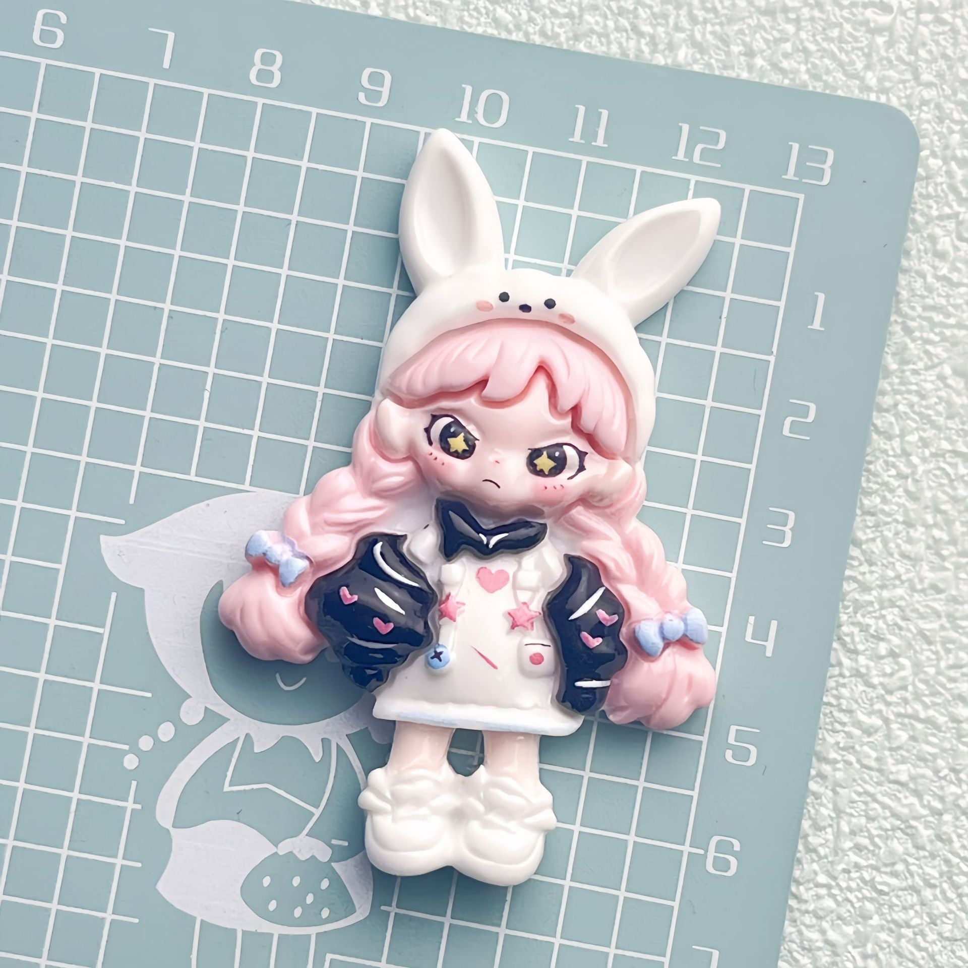 DIY Glossy5Girls Charms Accessories – Customizable Phone Case, Hairpin, Fridge Magnet & Keychain Set