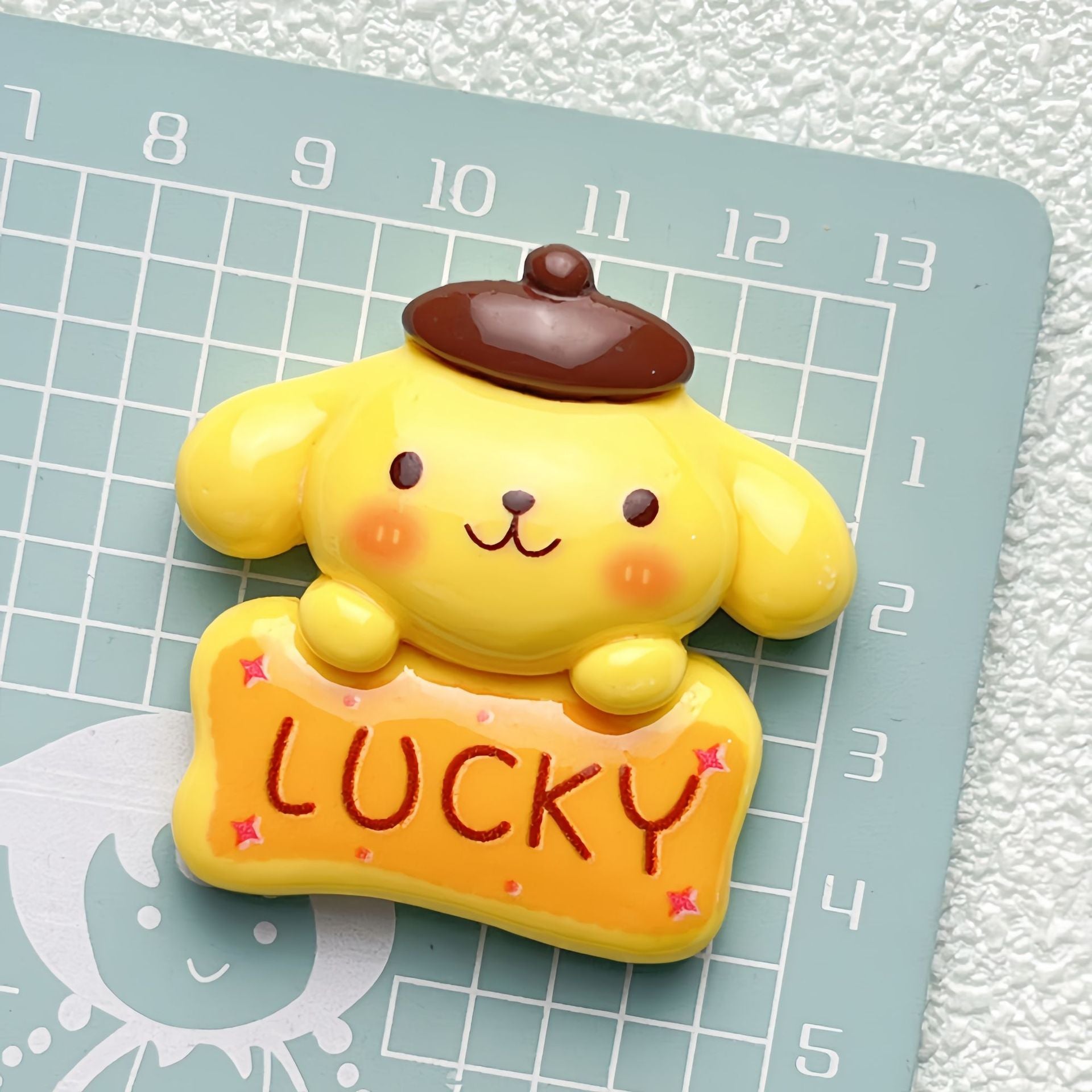 DIY Nameplate Sanrio Charms Accessories – Customizable Phone Case, Hairpin, Fridge Magnet & Keychain Set