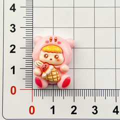 DIY Small Cartoon M Xiaobi  Charms Accessories – Customizable Phone Case, Hairpin, Fridge Magnet & Keychain Set