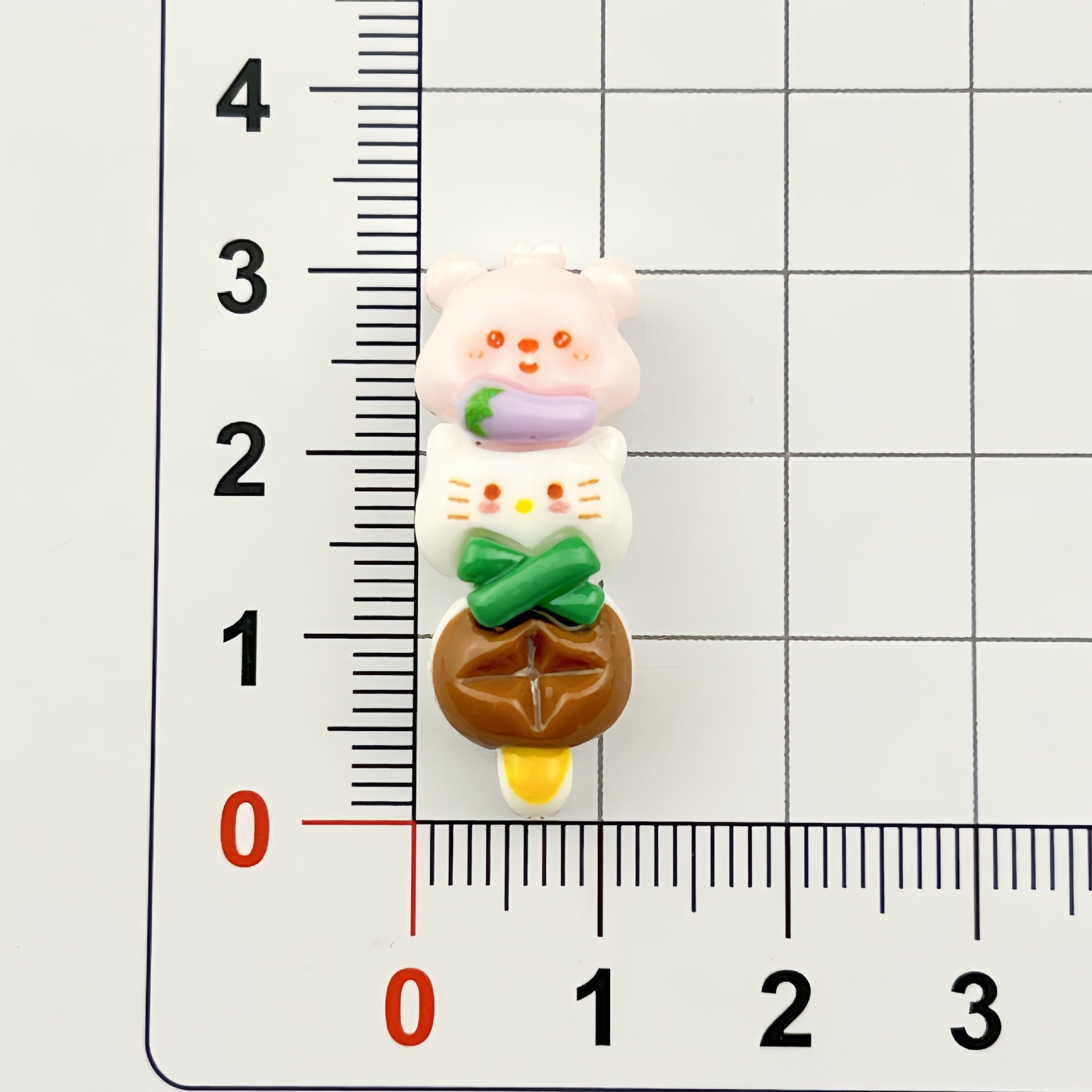 DIY Candied Hawthorn Kitten Charms Accessories – Customizable Phone Case, Hairpin, Fridge Magnet & Keychain Set