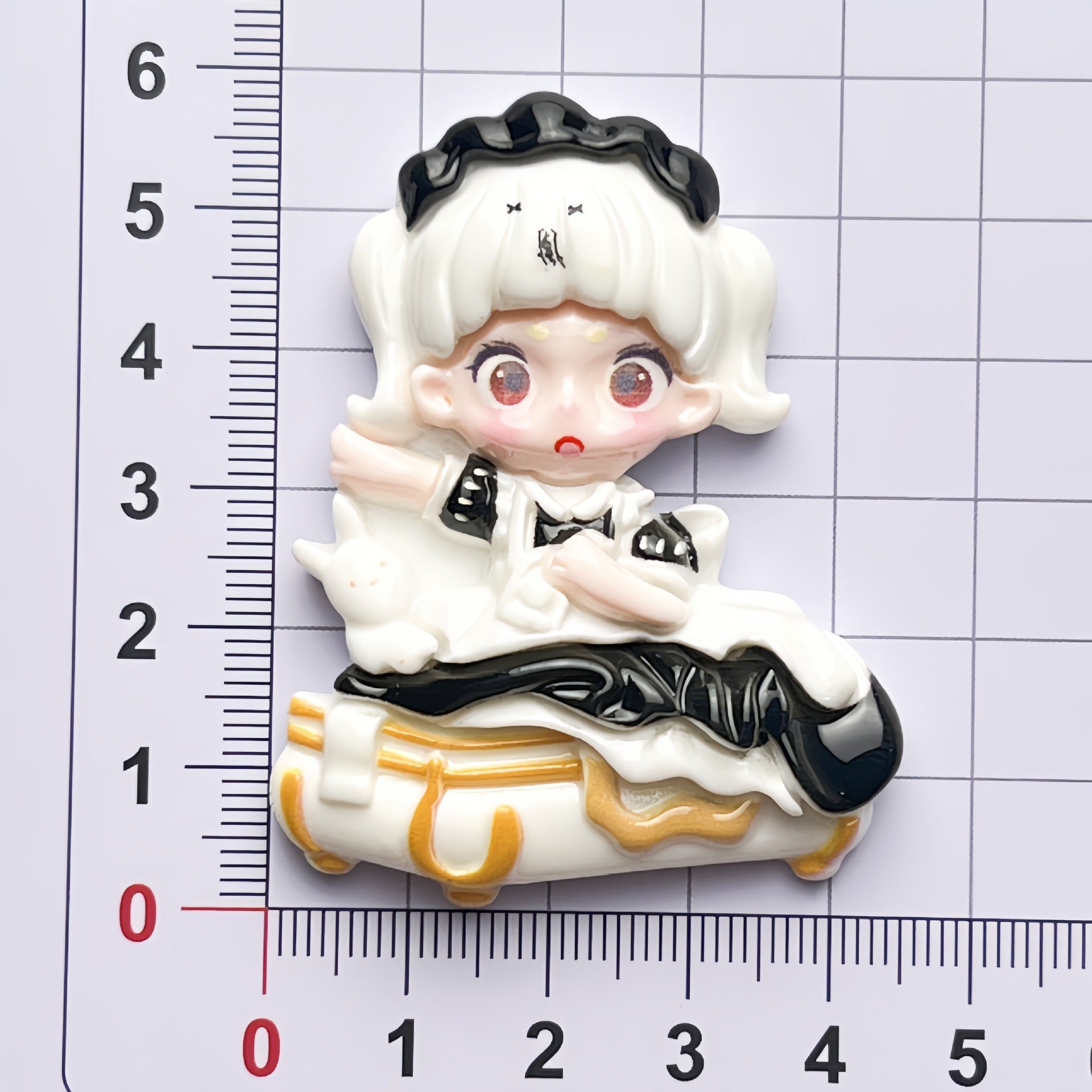 DIY Adorable Eyes Cute Girl Charms Accessories – Customizable Phone Case, Hairpin, Fridge Magnet & Keychain Set