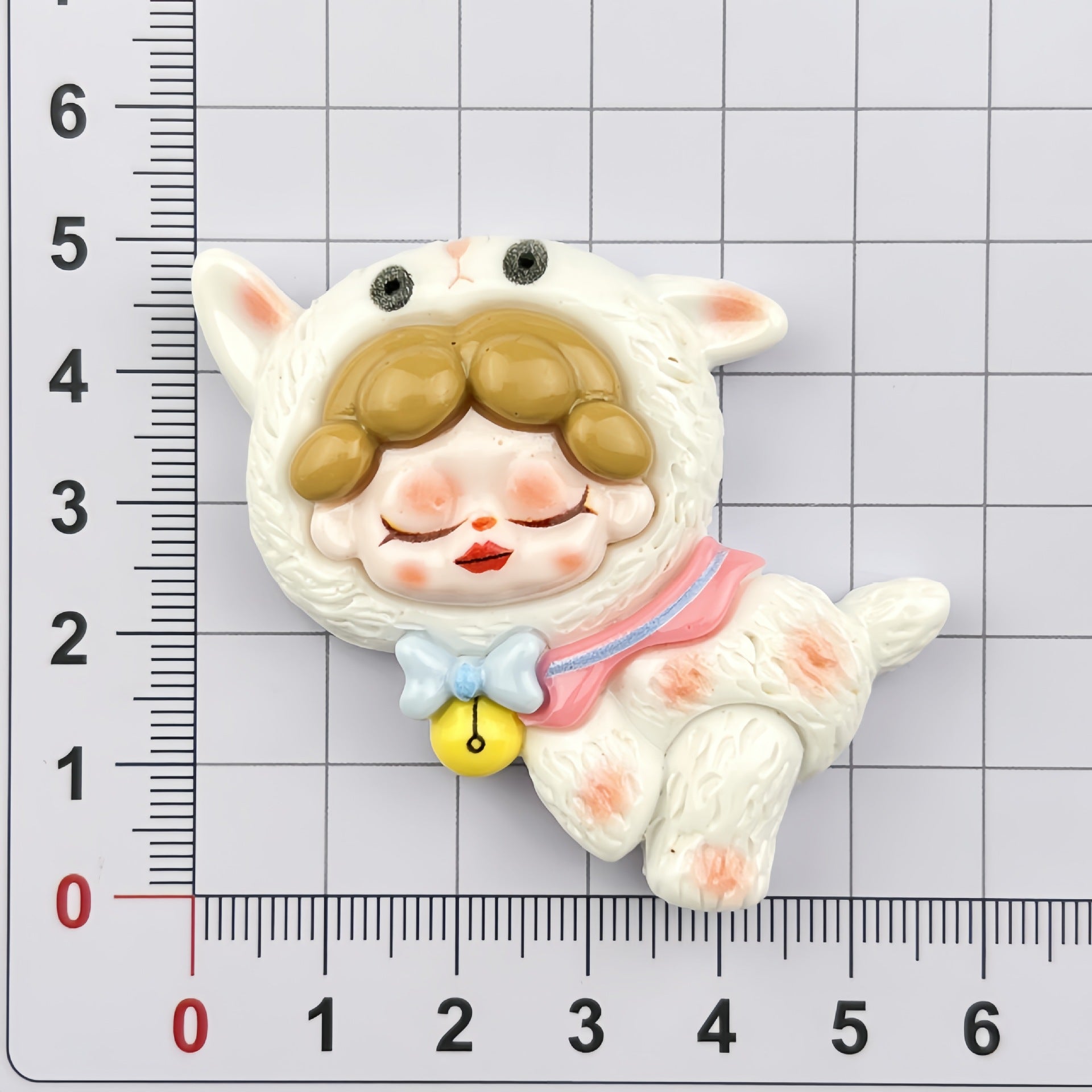 Diy Cute Little  Girl  Charms Accessories – Customizable Phone Case, Hairpin, Fridge Magnet & Keychain Set