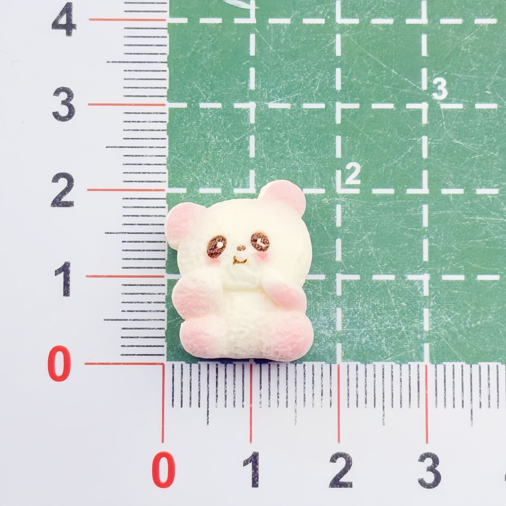 DIY  Panda Biscuit Charms Accessories – Customizable Phone Case, Hairpin, Fridge Magnet & Keychain Set