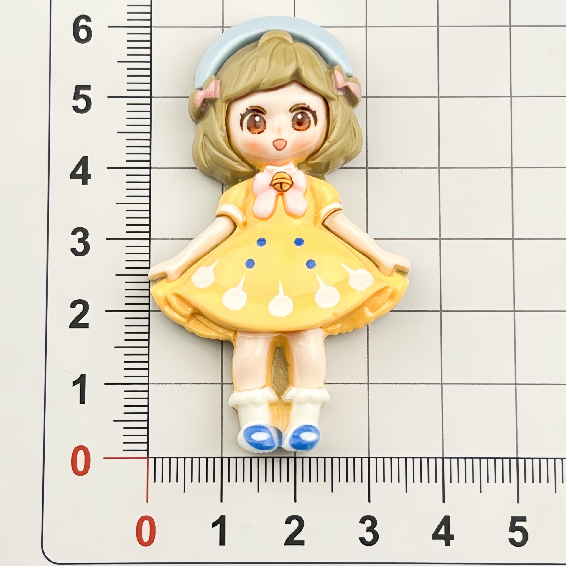 DIY Anime Girl Charms Accessories – Customizable Phone Case, Hairpin, Fridge Magnet & Keychain Set