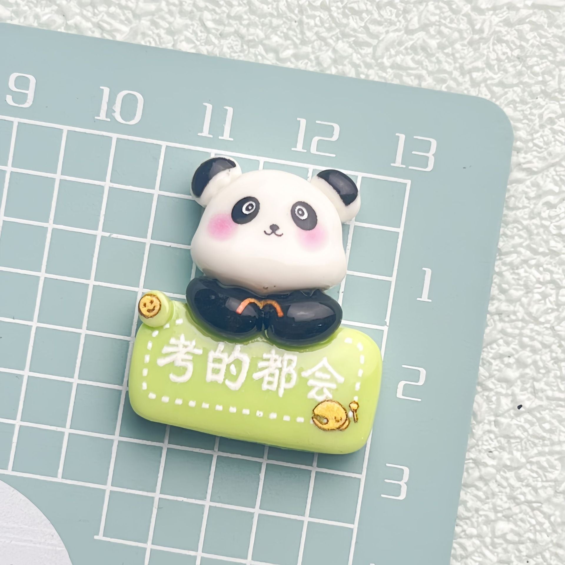 DIY Panda Charms Accessories – Customizable Phone Case, Hairpin, Fridge Magnet & Keychain Set
