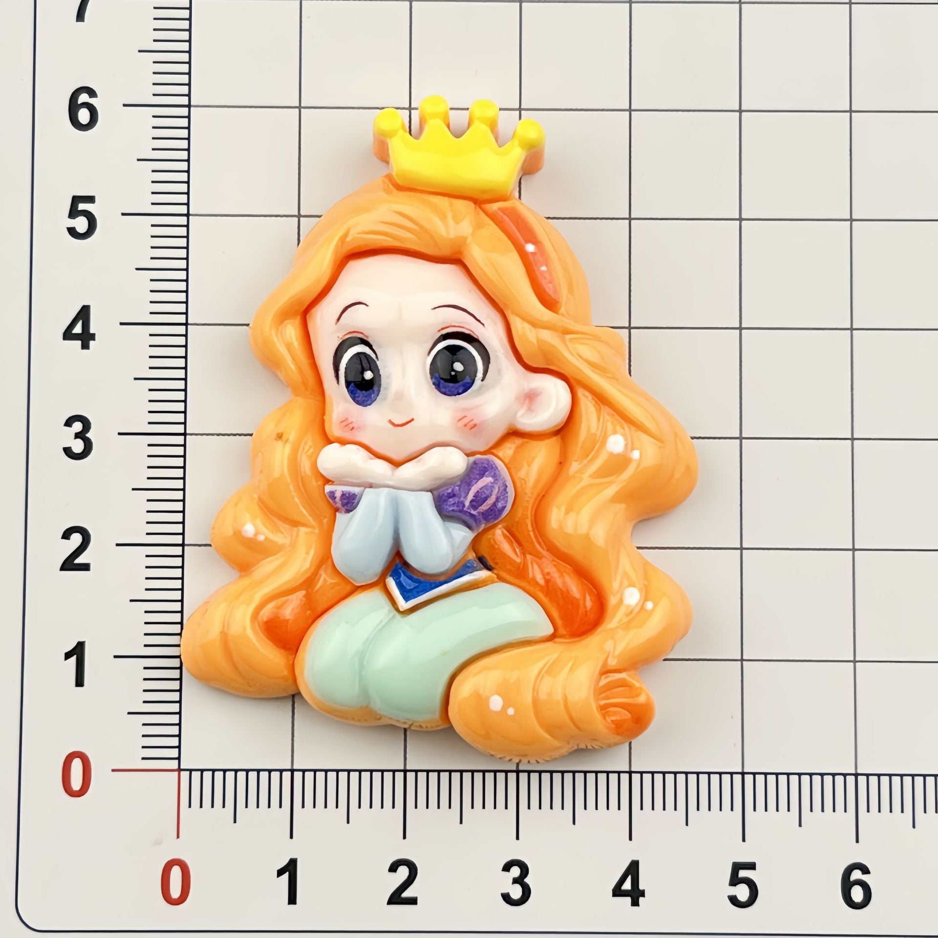 DIY Princess Charms Accessories – Customizable Phone Case, Hairpin, Fridge Magnet & Keychain Set