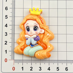 DIY Princess Charms Accessories – Customizable Phone Case, Hairpin, Fridge Magnet & Keychain Set