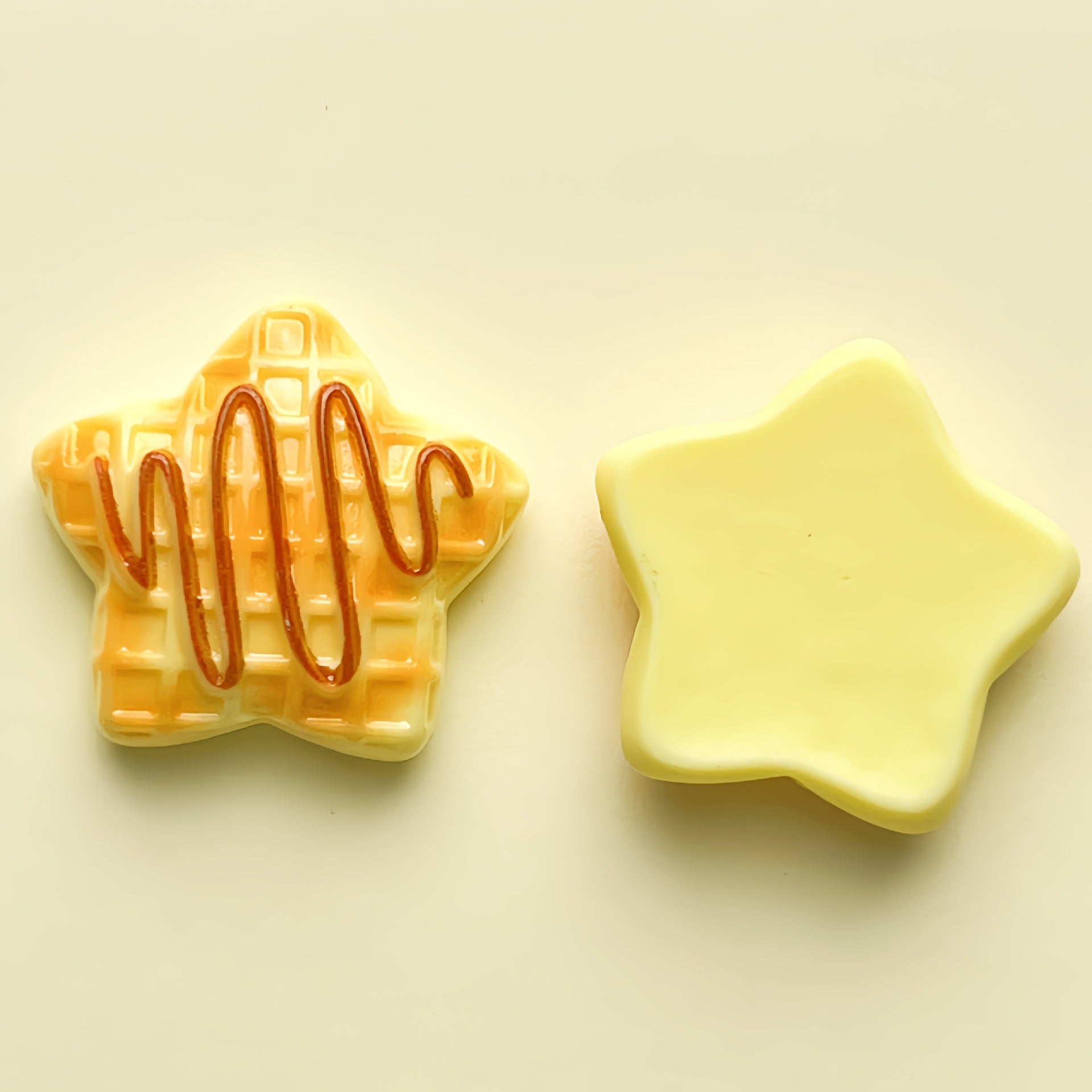 DIY Food Play Star Charms Accessories – Customizable Phone Case, Hairpin, Fridge Magnet & Keychain Set