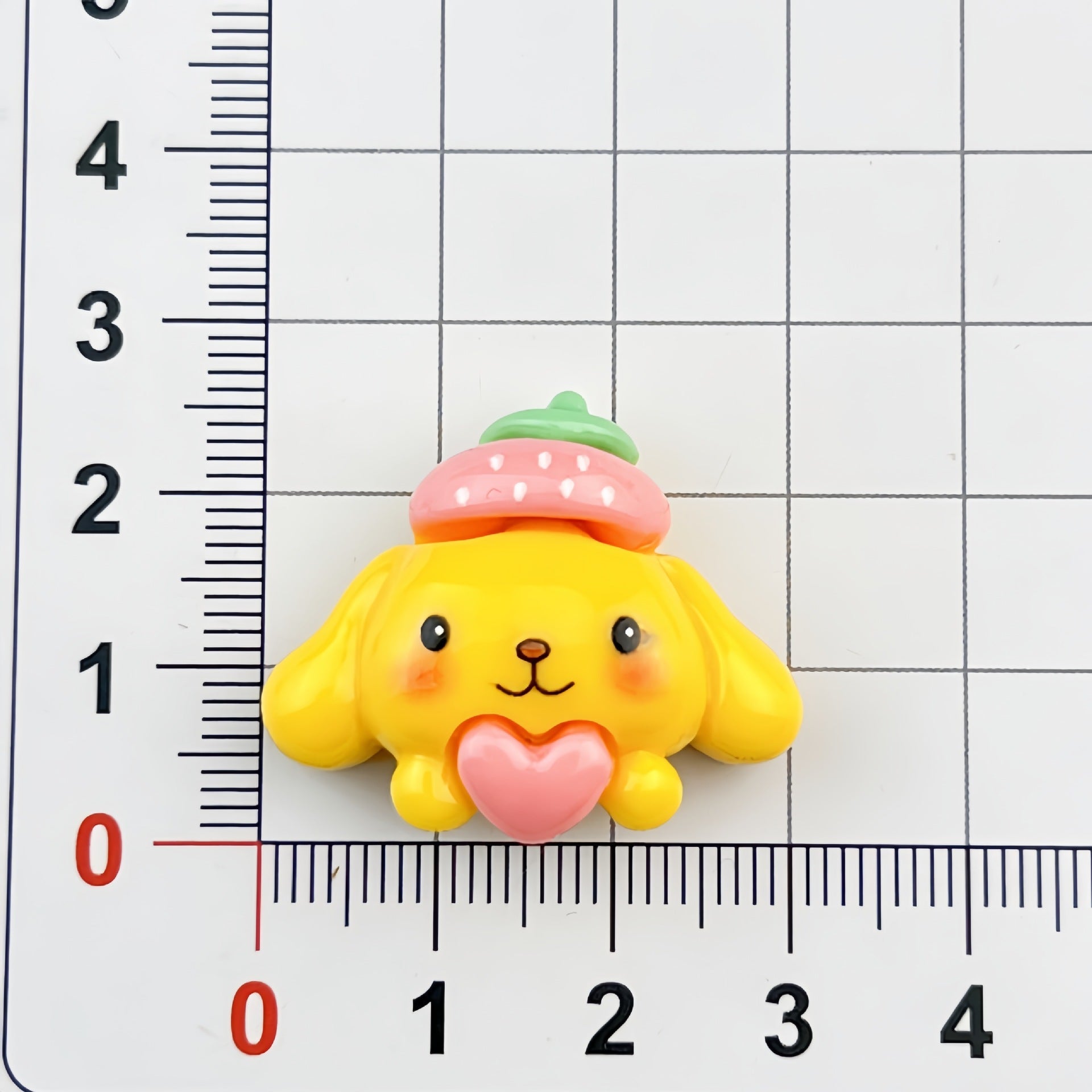 DIY Cartoon Glossy Fruit Little Ou Charms Accessories – Customizable Phone Case, Hairpin, Fridge Magnet & Keychain Set
