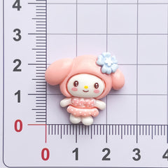 DIY Summer Swimming Ring Sanrio Charms Accessories – Customizable Phone Case, Hairpin, Fridge Magnet & Keychain Set