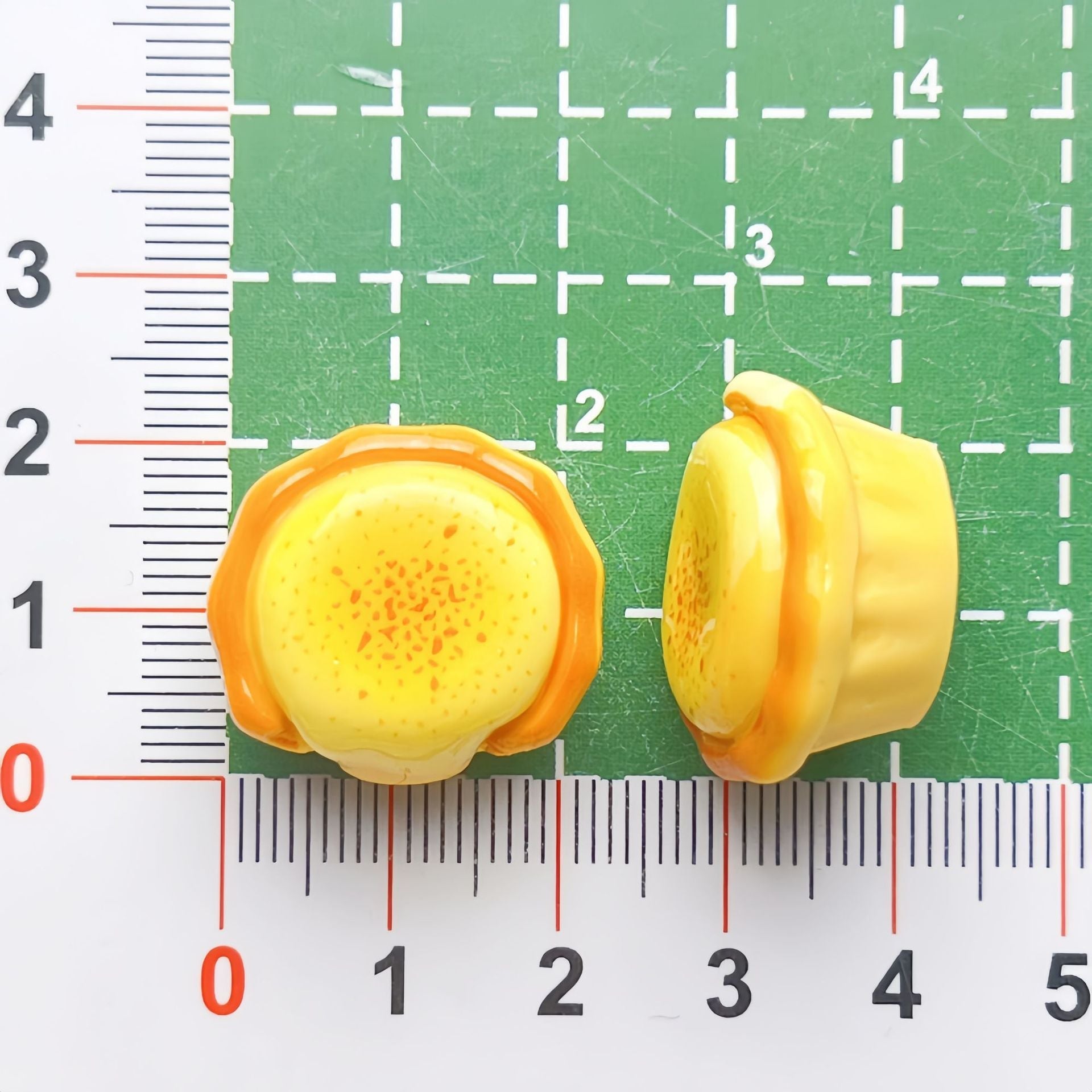 DIY  Egg Tart Charms Accessories – Customizable Phone Case, Hairpin, Fridge Magnet & Keychain Set
