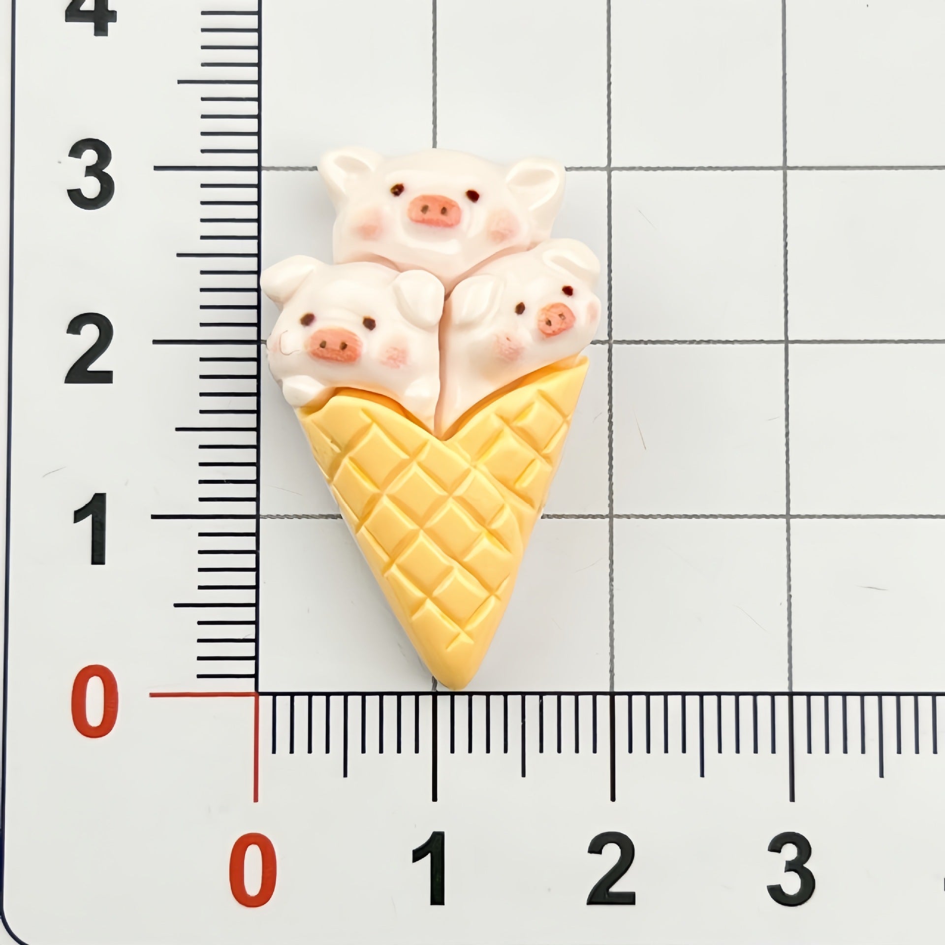 DIY Lucky Bag Cone Piggy Charms Accessories – Customizable Phone Case, Hairpin, Fridge Magnet & Keychain Set