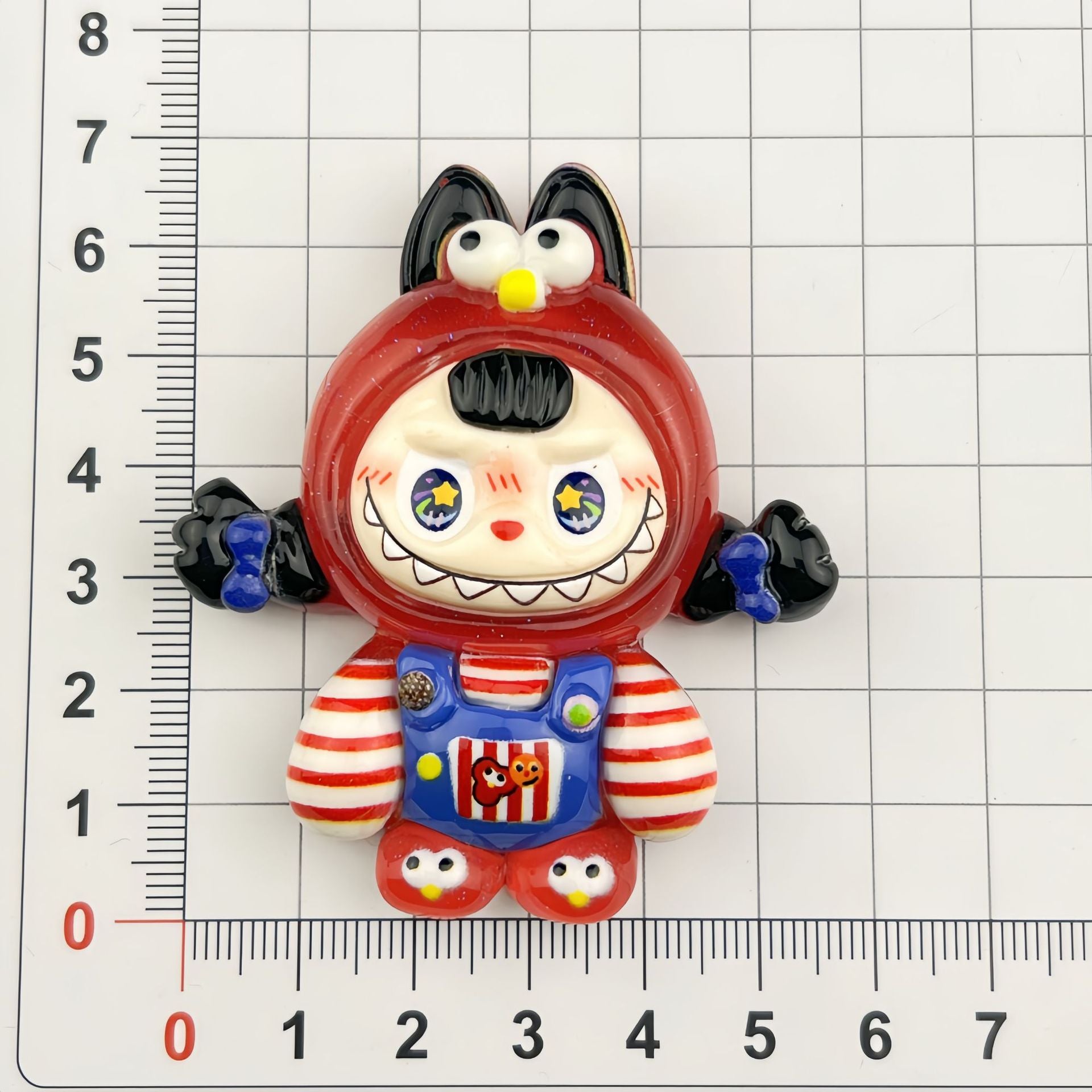DIY Glow Funny Figurine Charms Accessories – Customizable Phone Case, Hairpin, Fridge Magnet & Keychain Set