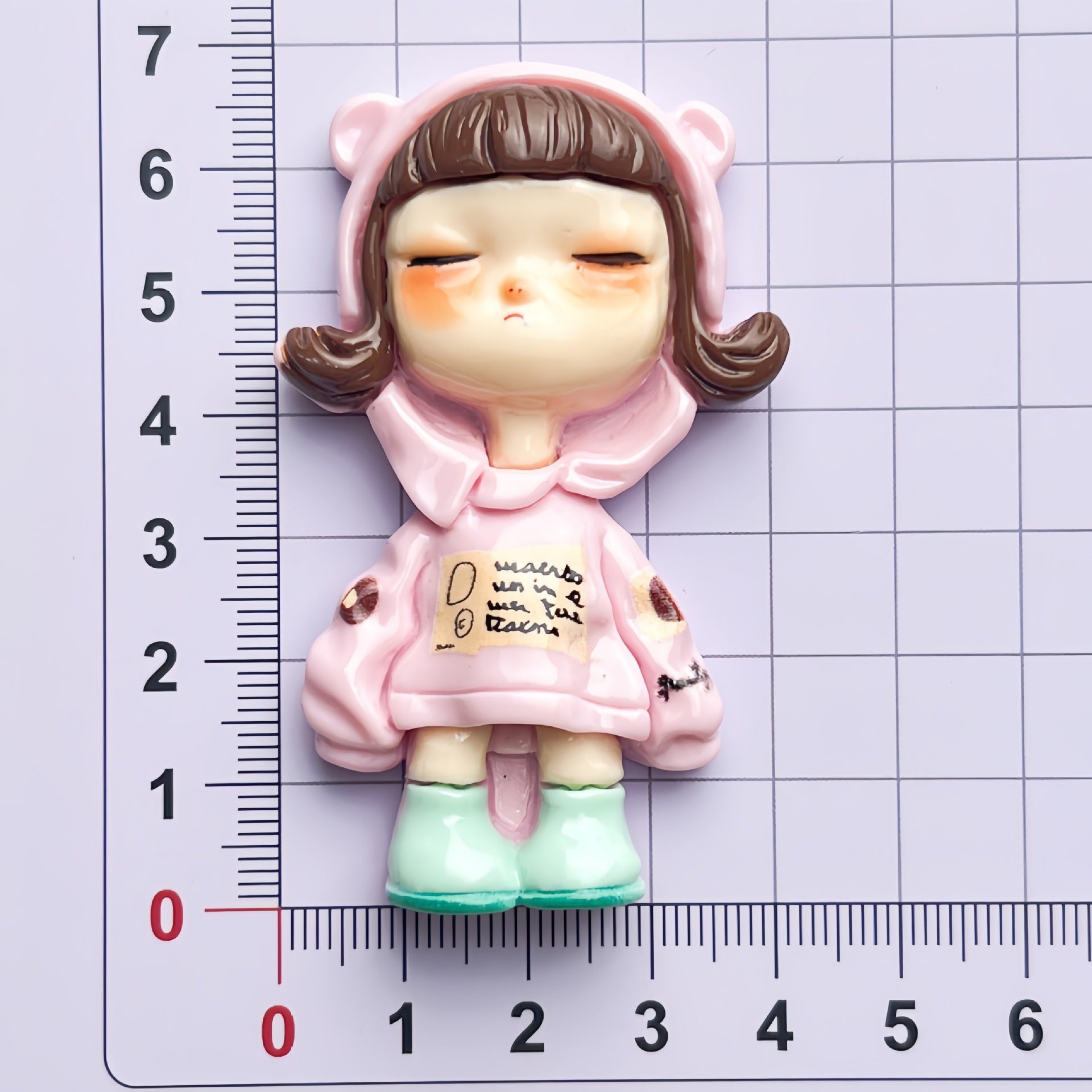 DIY Hoodie Dora Charms Accessories – Customizable Phone Case, Hairpin, Fridge Magnet & Keychain Set