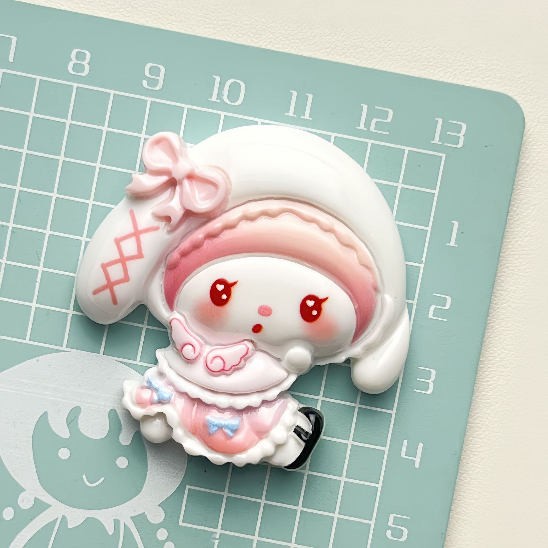 DIY Cute Cartoon Charms Accessories – Customizable Phone Case, Hairpin, Fridge Magnet & Keychain Set
