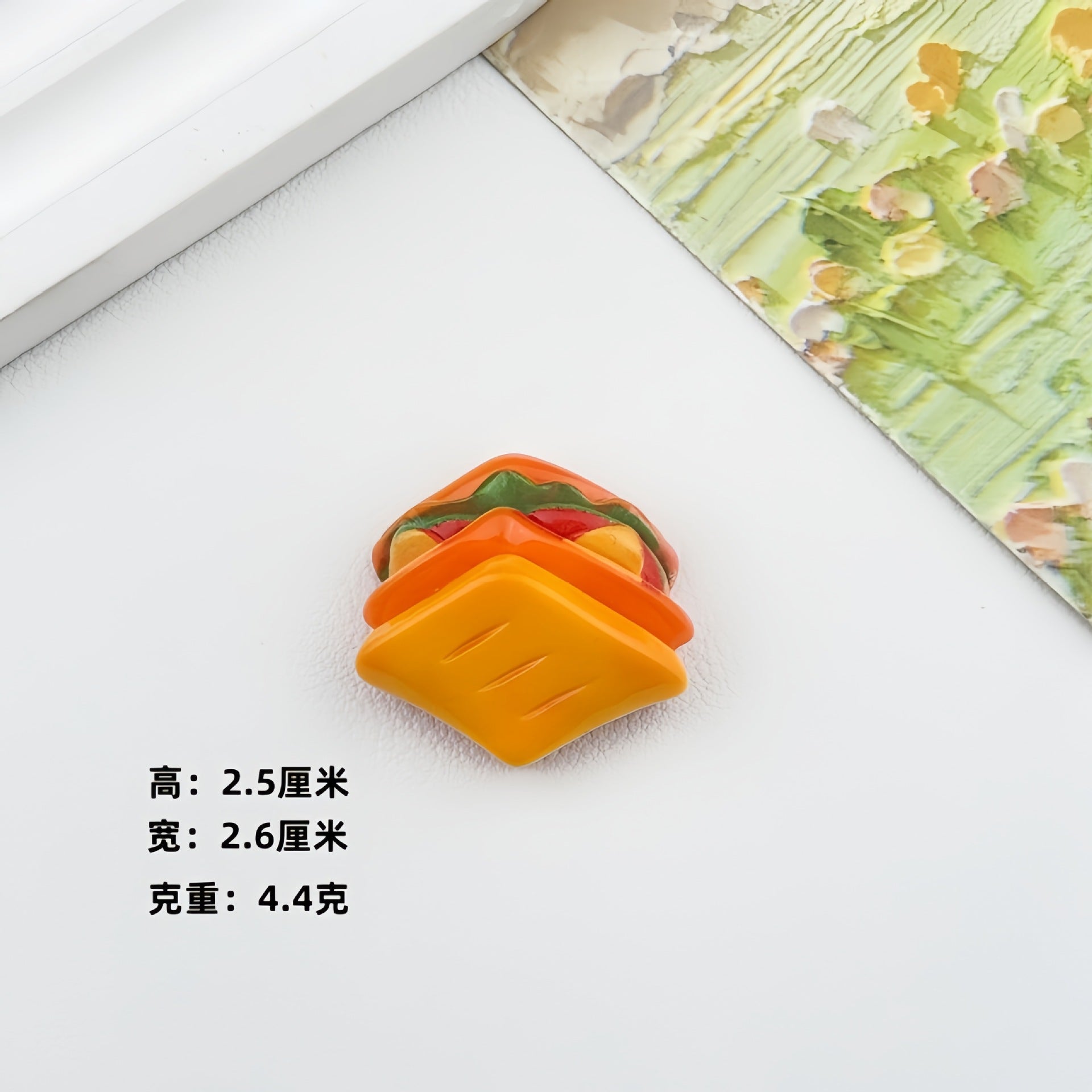 DIY  Food Play Capy Burger Charms Accessories – Customizable Phone Case, Hairpin, Fridge Magnet & Keychain Set