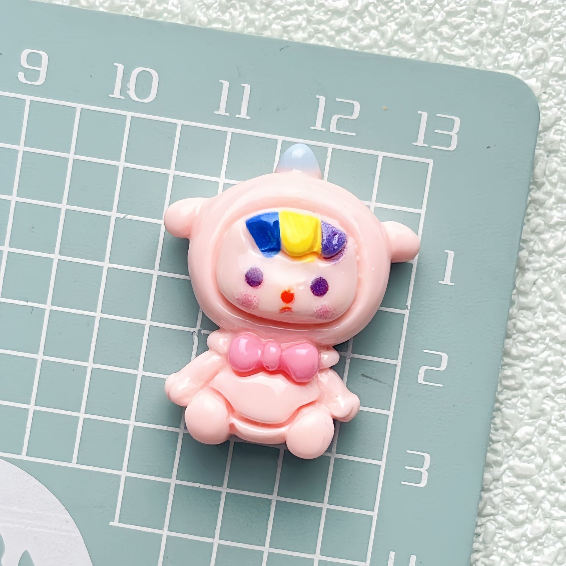 DIY Curly Hair Boy Charms Accessories – Customizable Phone Case, Hairpin, Fridge Magnet & Keychain Set