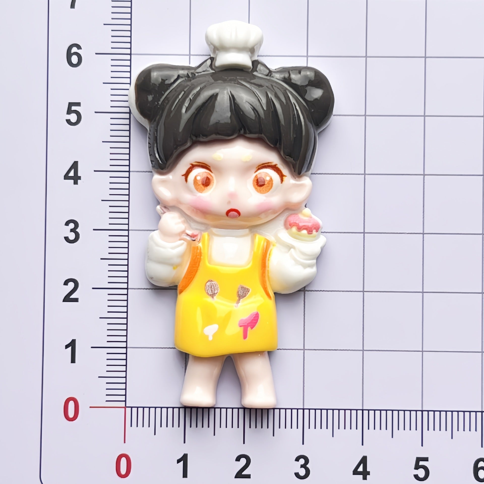 DIY Adorable Eyes Cute Girl Charms Accessories – Customizable Phone Case, Hairpin, Fridge Magnet & Keychain Set