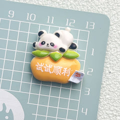 DIY Panda Charms Accessories – Customizable Phone Case, Hairpin, Fridge Magnet & Keychain Set