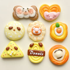 DIY Animal Food Play Biscuit Charms Accessories – Customizable Phone Case, Hairpin, Fridge Magnet & Keychain Set