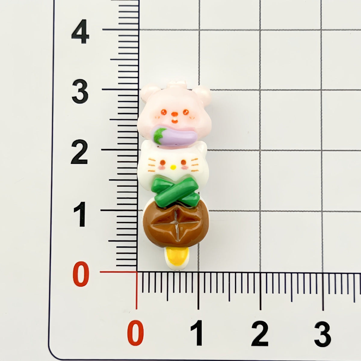 DIY Candied Hawthorn Kitten Charms Accessories – Customizable Phone Case, Hairpin, Fridge Magnet & Keychain Set