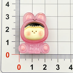 DIY Small Animals Charms Accessories – Customizable Phone Case, Hairpin, Fridge Magnet & Keychain Set