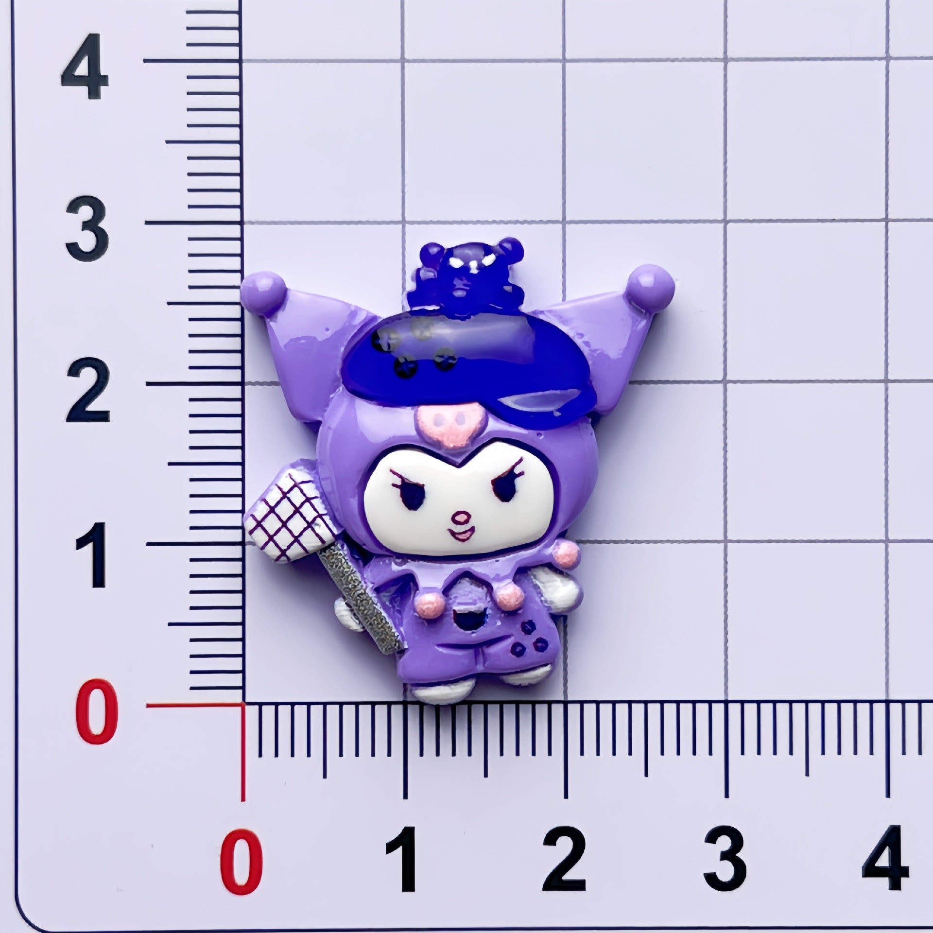 DIY Purple Rice Charms Accessories – Customizable Phone Case, Hairpin, Fridge Magnet & Keychain Set