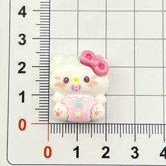 DIY Cartoon Gift Box Sanrio Charms Accessories – Customizable Phone Case, Hairpin, Fridge Magnet & Keychain Set
